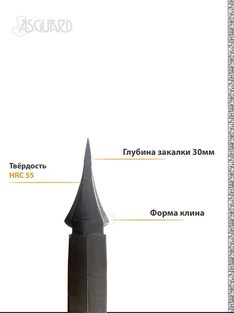Колун в работе